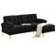 Canapés modulaires de 82,6 po en L pour canapé-lit, canapé et canapé en forme de L 82,6 po