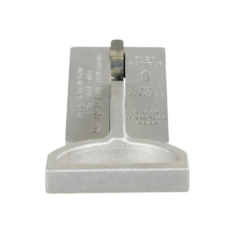 Sheet Handler, Nickel, 4" H x 3.62" W x 11.5" D