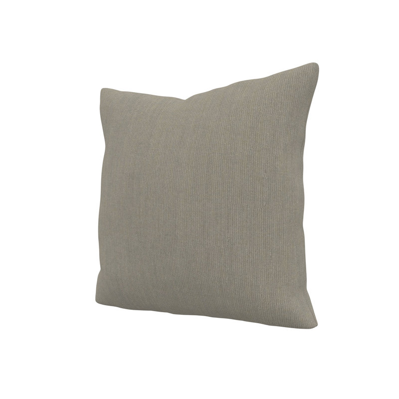 Gabi Sunbrella® Indoor/Outdoor Throw Pillow, Square 18", Spectrum Dove Sunbrella® Plainweave