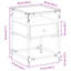 Ahlerich 40cm W Steel Bedside Table-1993902745