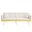174cm Velvet Convertible Sofa-233837483