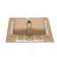 28" X 19" White Rectangular Single Vanity Top With 1 Faucet Hole And Overflow(Sink Only)