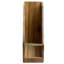 Porte-classeur de bureau en bois massif avec dossier de bureau vertical