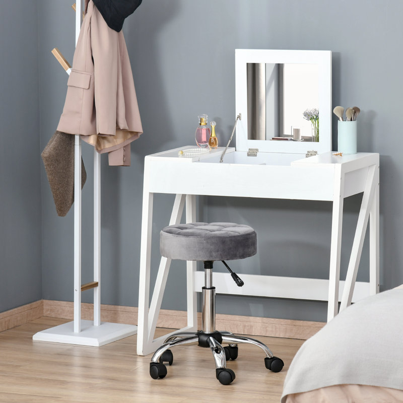 Tabouret pivotant à hauteur réglable, Gris