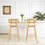 Tabouret de bar d'intérieur en bois-1848909101