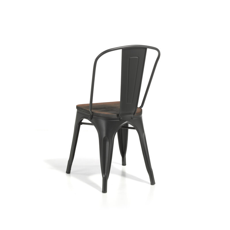 Ola Dining Chair, Black/Brown