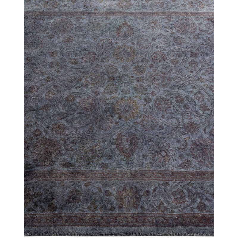 Yaris One-of-a-Kind 3' X 5' New Age Wool Area Rug Grey