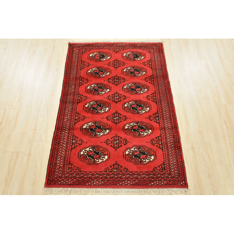 Tapis unique rouge 3 pi 5 po x 4 pi 11 po One-of-a-Kind