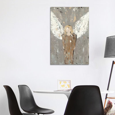 Angel Guardian 1 Piece Wrapped Canvas Painting