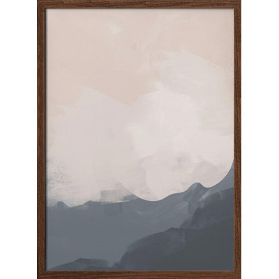 "Abtract Illustration1", art mural texturé encadré