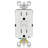 Leviton SmartlockPro 15 Amp 125 Volt Duplex Watthite GFCI Outlet 5-15R 3 Pack