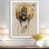 White Picture Framed