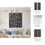 Set of 2 25X59" Ventre Dimensional Wall Art for Contemporary Homes.