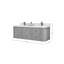 Chêne flottant Hampton X P 22 po De salle de bain D Quartz-110373380