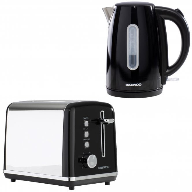 Daewoo KENSINGTON 1.5L Electric Tea Kettle, Black