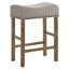 Tabouret de comptoir avec siège rembourré de 26 po Devon-836113416