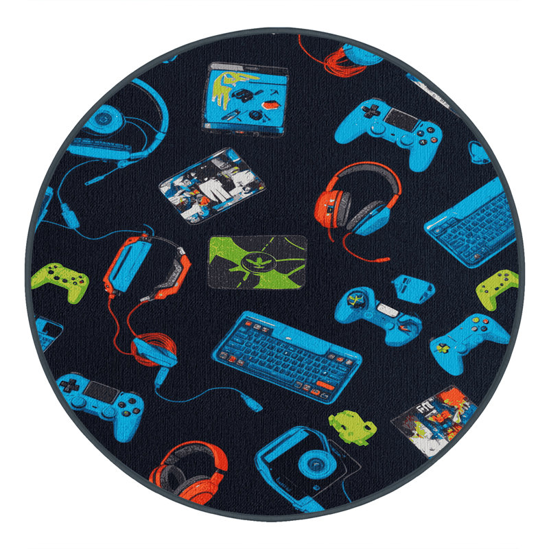  Tapis lavable Esports, Rectangle 7 pi x 9 pi