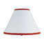 Lampe de table en céramique de 12 po de hauteur, interrupteur marche / arrêt, douille de lampe, lampe de table