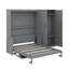 Grand lit escamotable mural avec placard-254404574