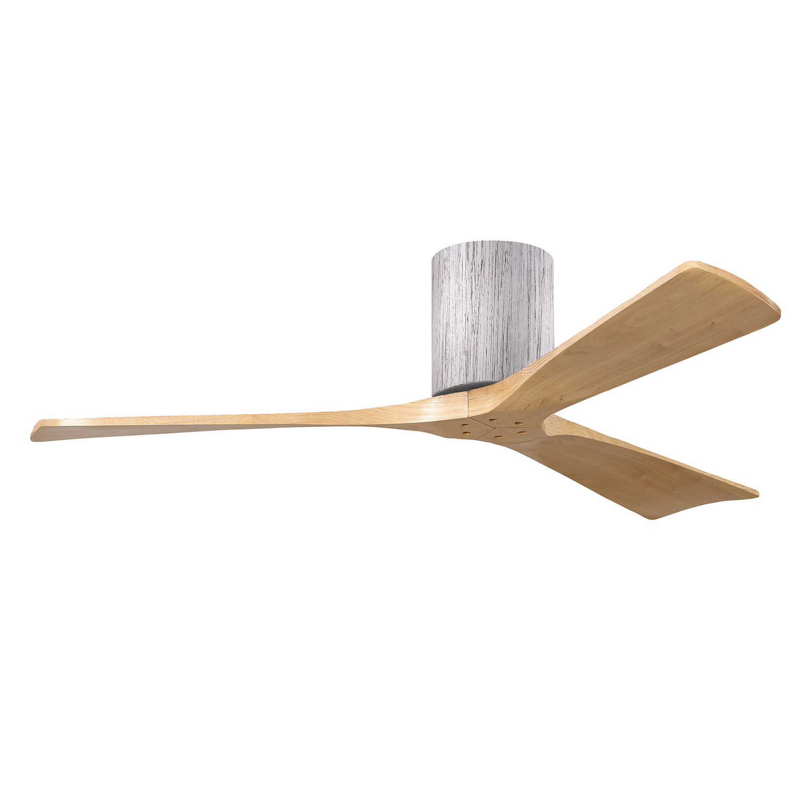 Olivier 3 Blade Ceiling Fan, Barn Wood Tone, Light Maple Tone, 52"