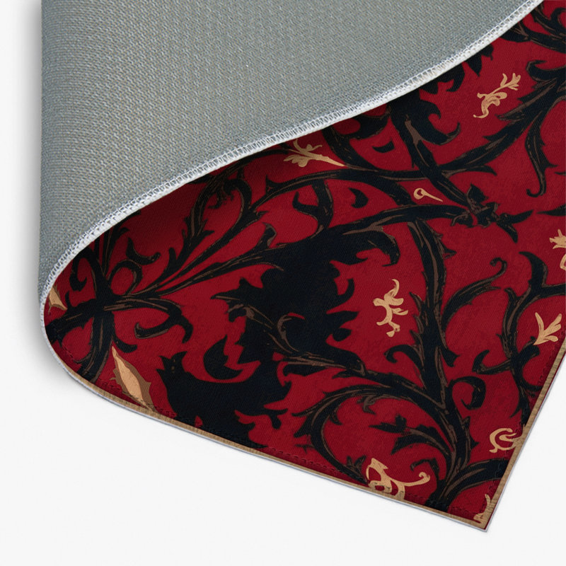 Tapis intérieur et extérieur Baroque Halo, Rectangle 1'6" x 2'6"