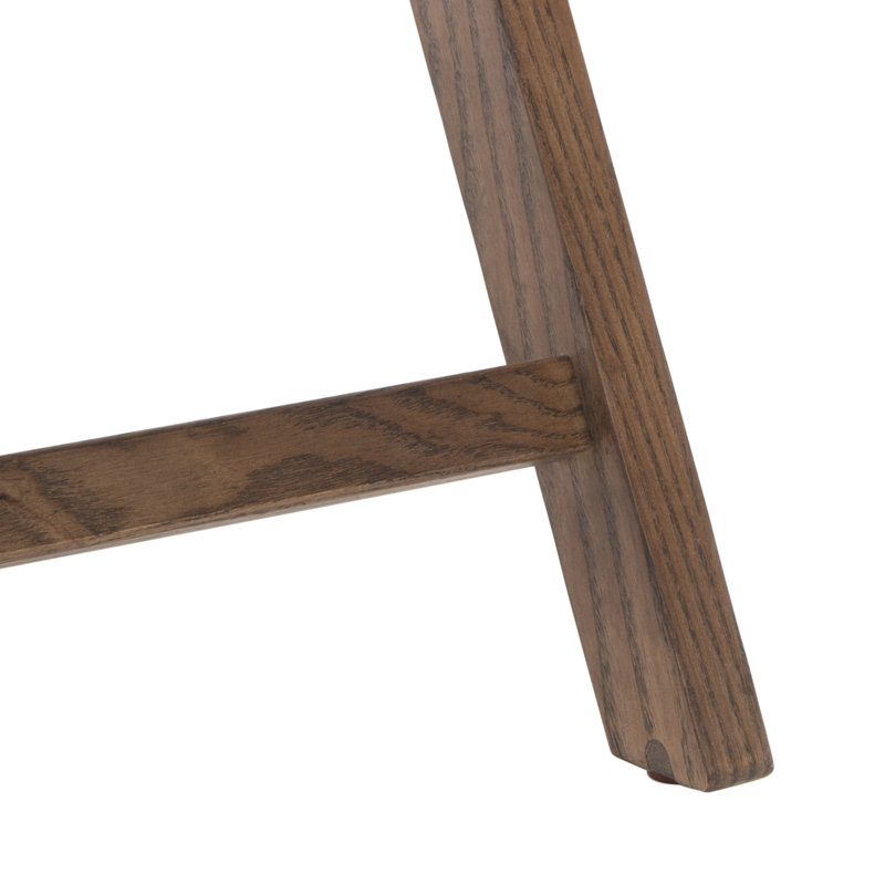 Safavieh Couture Desiree Rattan Patio Folding Chair Set of 2, Walnut/Natural