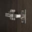 Meuble-lavabo autoportant en chêne fumé GALAN60F-494207141-494207146