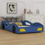 Lit de voiture de course, lit plateforme en forme de voiture avec roulettes-434477781