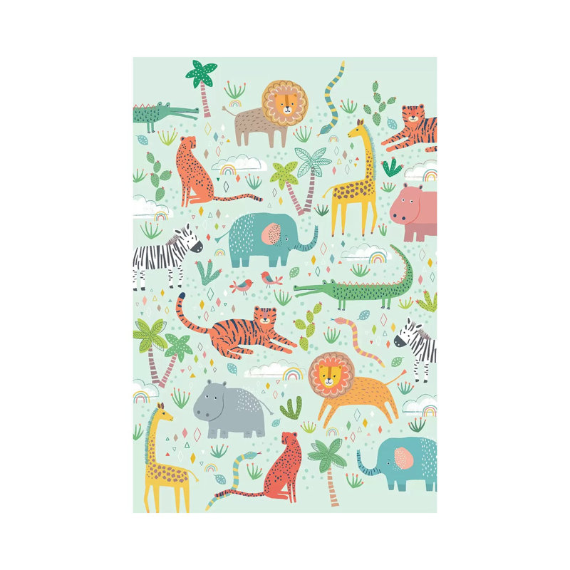 Jungle Chums II by Nancy Mckenzie - Wrapped Canvas Print, 101.6 cm H x 66.04 cm W x 3.175 cm D