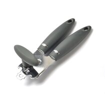 Black Stainless Steel Smooth-Edge Manual Can Opener - 7 1/2L x