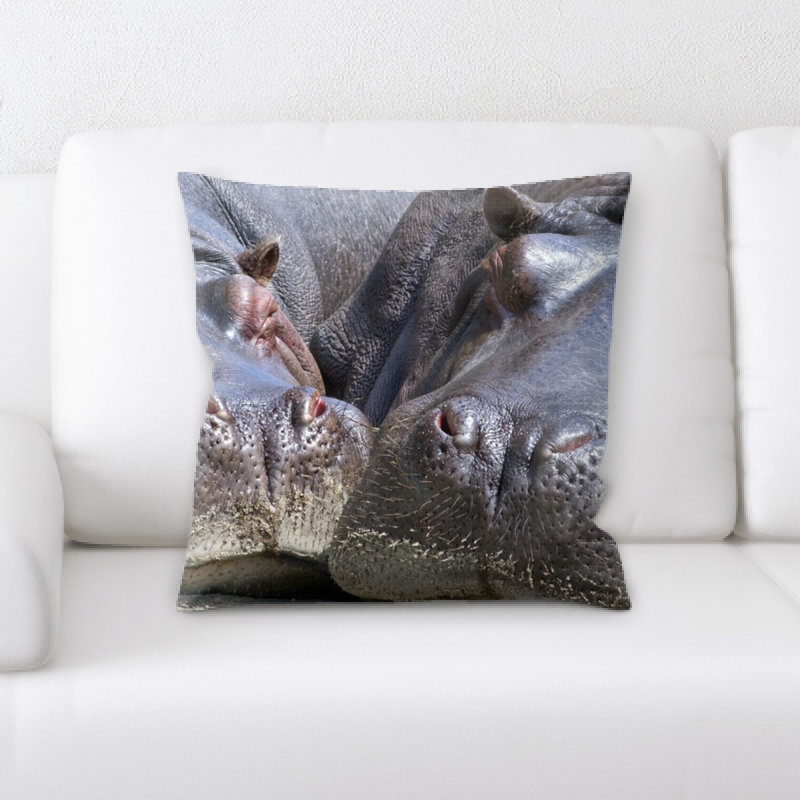 Coussin hippopotame