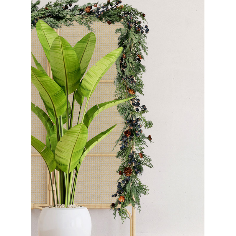 72'' in. Faux Pinecone Garland