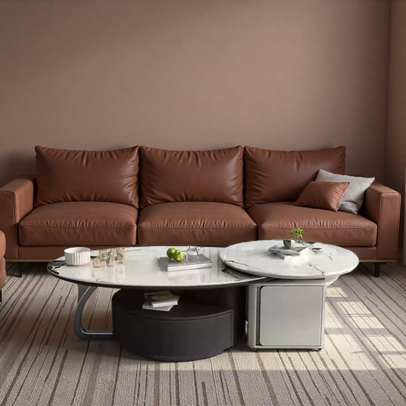 Table basse Luxury, Noir / blanc