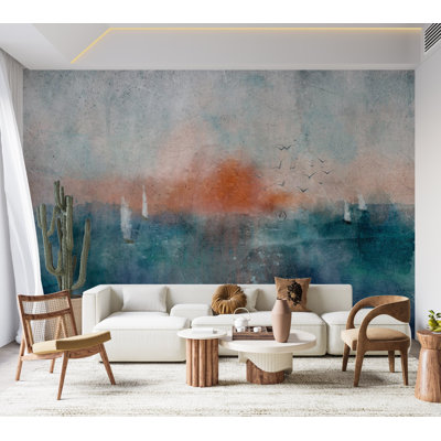 Peel & Stick Landscape Wall Mural - Sunny Relief