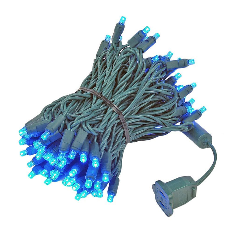 Guirlande lumineuse 100 lumières, Bleu