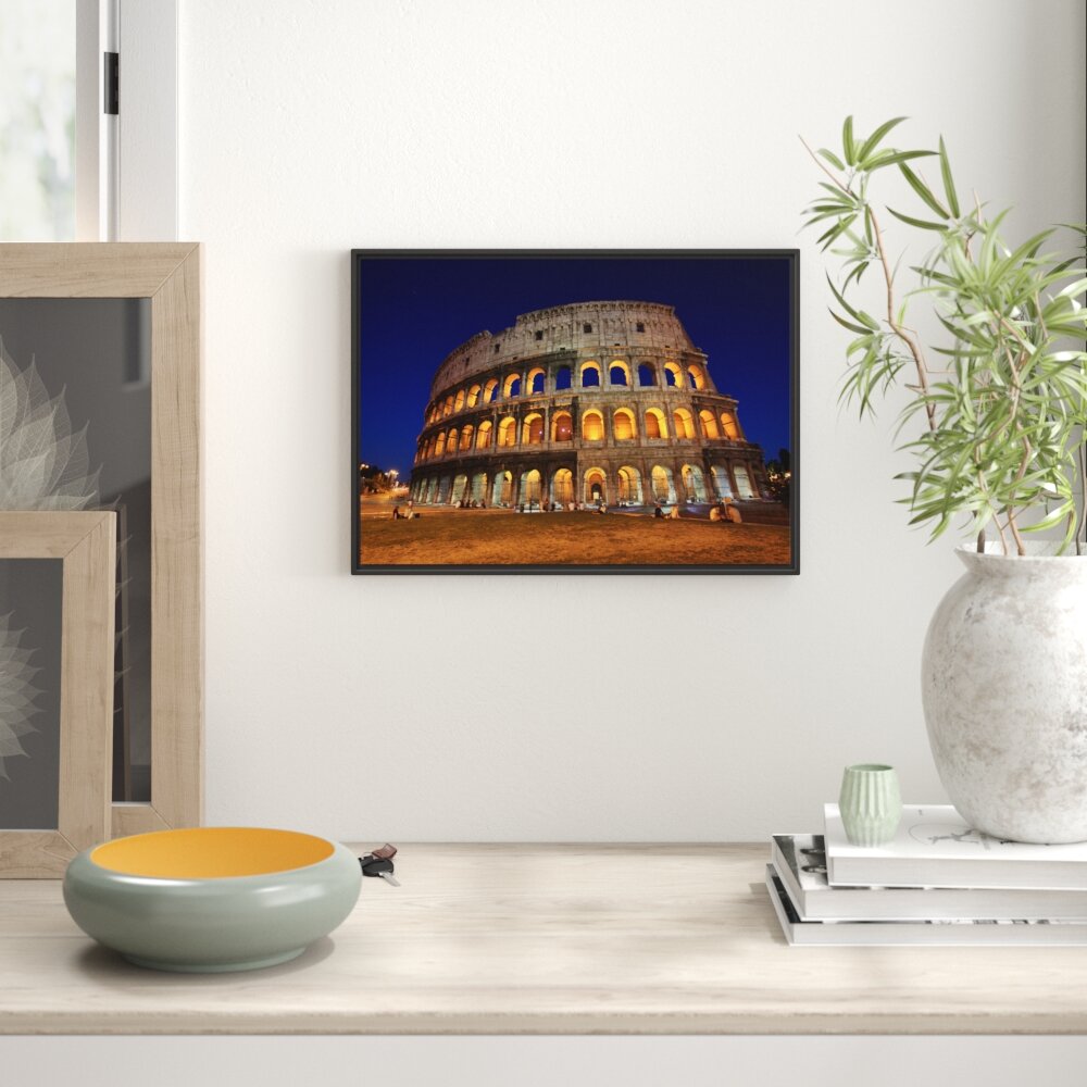 Gerahmtes Wandbild Colosseum in Rom