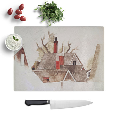 Chimneys by Charles Demuth Chopping Board