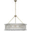 AERIN Rhine 36" Ring Chandelier with Crystal-122340400
