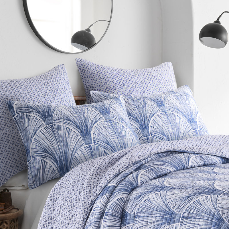 Wexford Quilt Set, Full Quilt + 2 Standard  Shams, Blue
