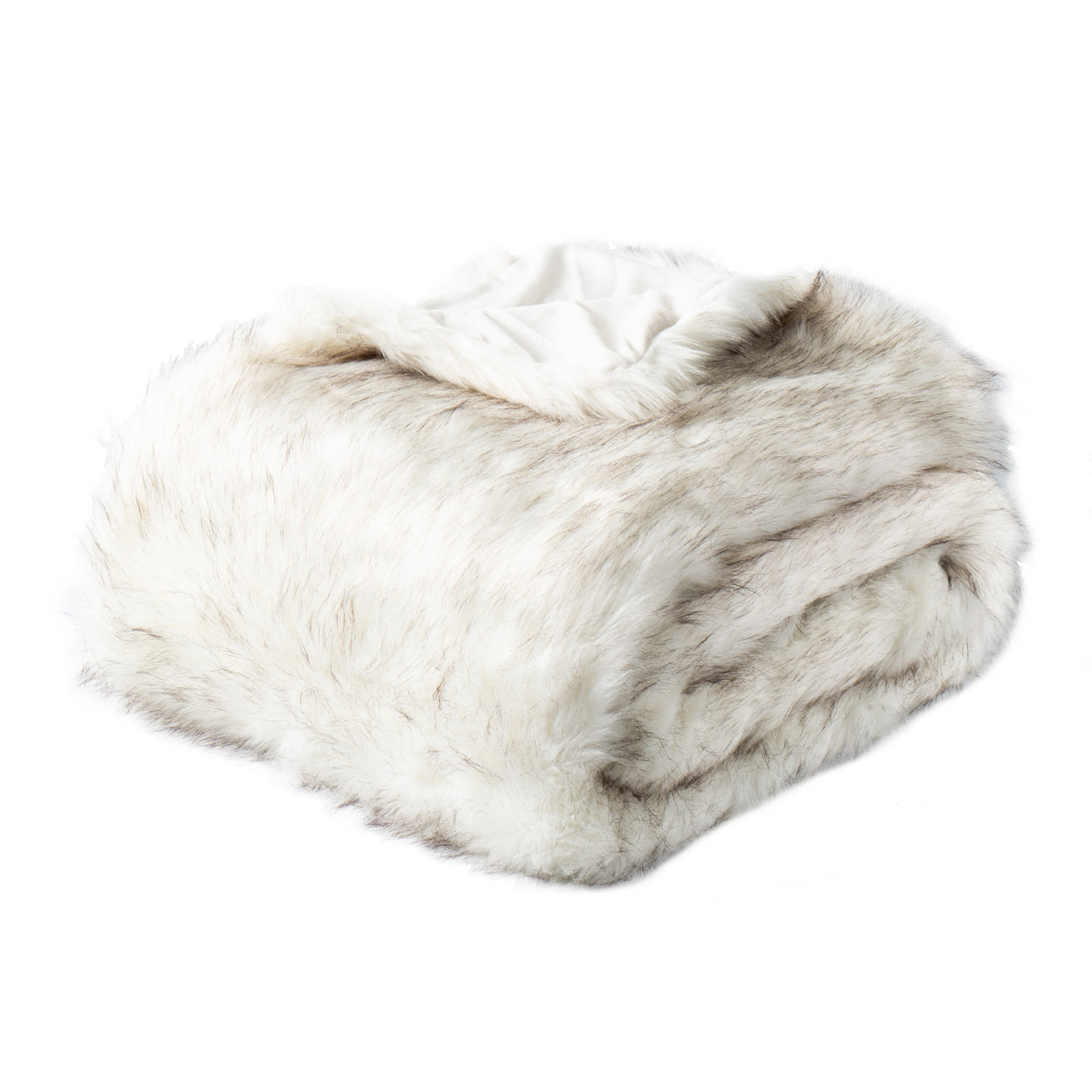 Marrakesh Faux Fur Throw Blanket, 50" W x 80" L