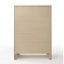 Commode blanche en bois massif avec tiroirs à bijoux