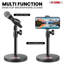 5 Core Mic Stand 3 in 1 Desktop Microphone Stands Adjustable Table Microfono Holder w Phone Clamp