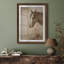Art mural vintage rétro encadré pour chambre à coucher - 26 po x 36 po brun-676308762