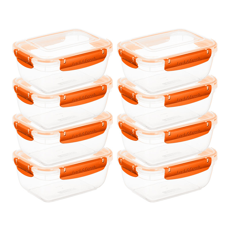 Donzae 48oz. Food Storage Container, Orange