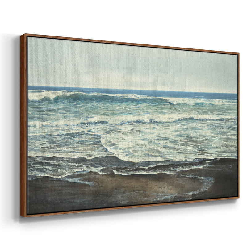 " Coastal Reflection ", Walnut, 25" H x 17" W x 2"D