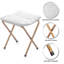 Fauteuil d'appoint douillet capitonné et rembourré avec cadre en métal doré pour le salon-491022507-524071269
