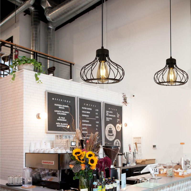 Eiver 2 - Light Black Pendant, No