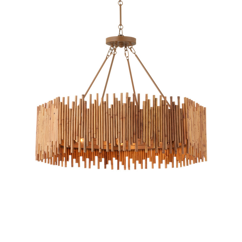 Teahouse 8 - Light Wrought Iron Chandelier