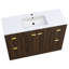 Meuble-lavabo simple en bois avec tiroirs Adonia-958480800
