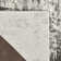 Machine Woven Polyester Area Rug in Cream/Gray